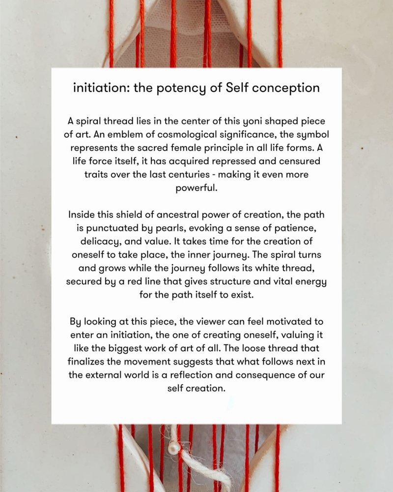 INNER SELF series - Plaque 01. initiation - the potency of Self conception